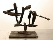 A. R. Penck, Baum gestaltlose Skulptur mit Verzweigungen