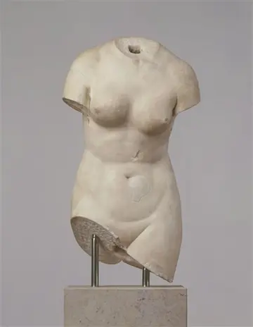 Torso der Aphrodite Torso einer nackten Frau