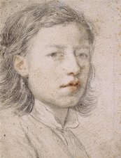 Anton Raphael Mengs, Selbstbildnis mit zwölf Jahren, 1740 Portrait eines Jungen